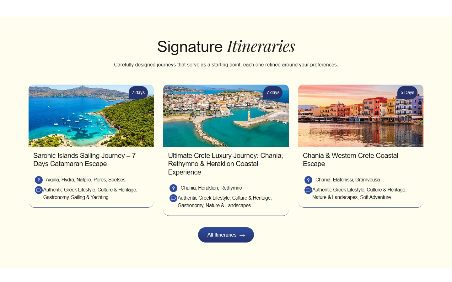 Εσωτερική σελίδα 6 σε desktop — PLOUS Concierge