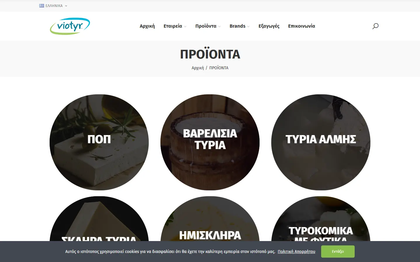 Εσωτερική σελίδα 2 σε desktop — VIOTYR